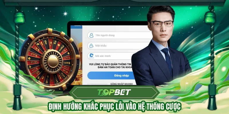 Định hướng khắc phục lỗi vào hệ thống cược